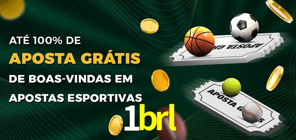 1brl Ate 100% de Aposta Gratis