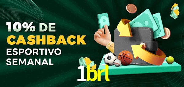 10% de bônus de cashback na 1brl