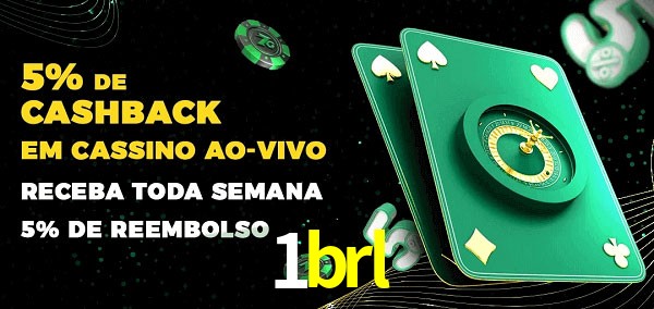 Promoções do cassino ao Vivo 1brl